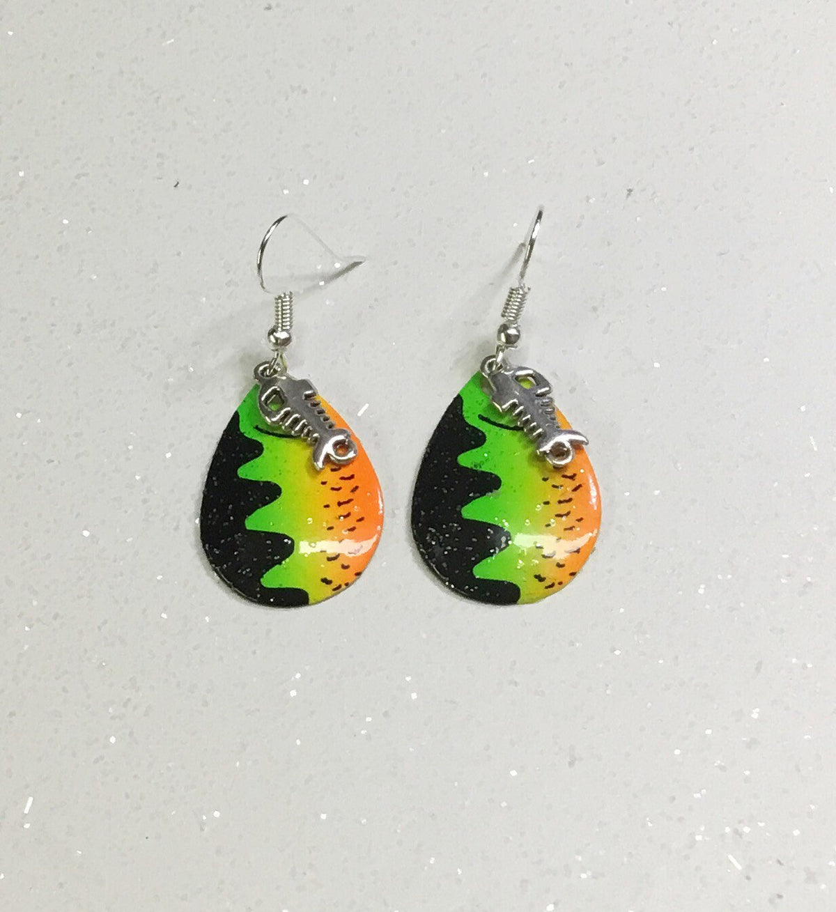 Beaufort Beige Lure Earrings — view 3