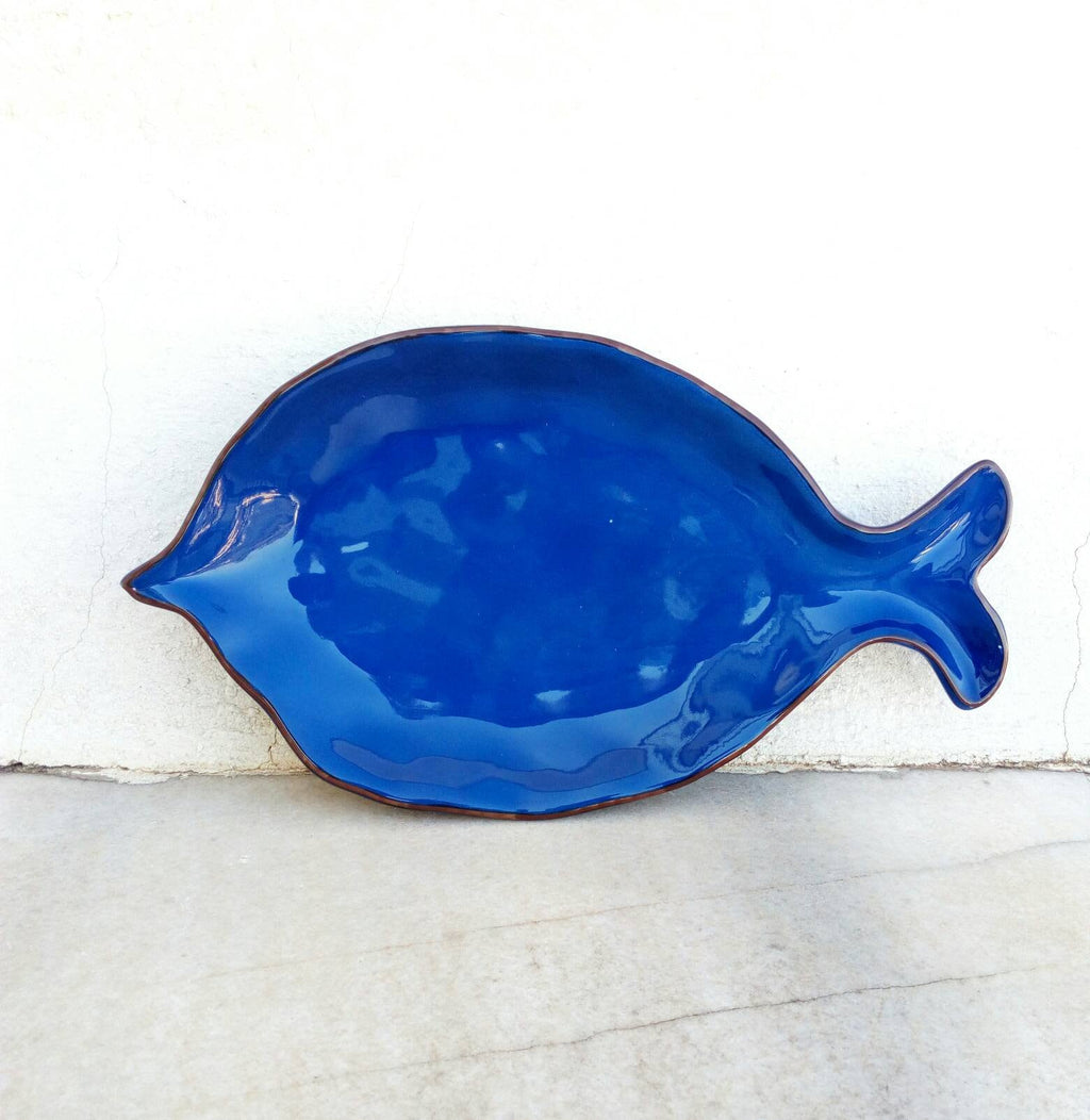 Cottageville Blue Serving Platter — Low Country Marine