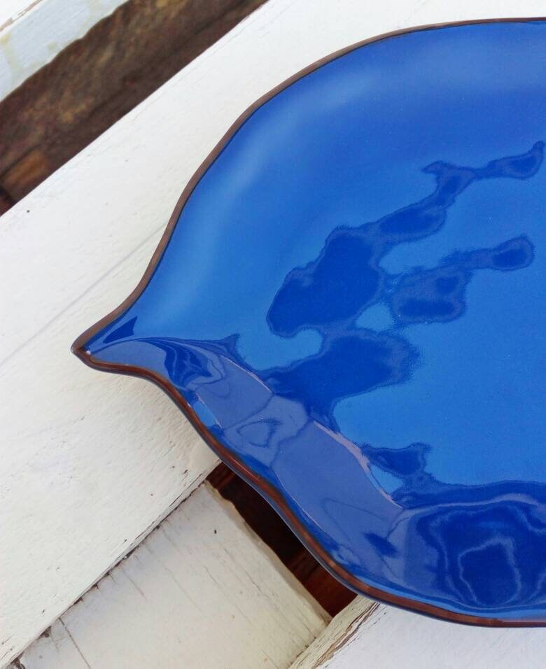 Cottageville Blue Serving Platter — view 4