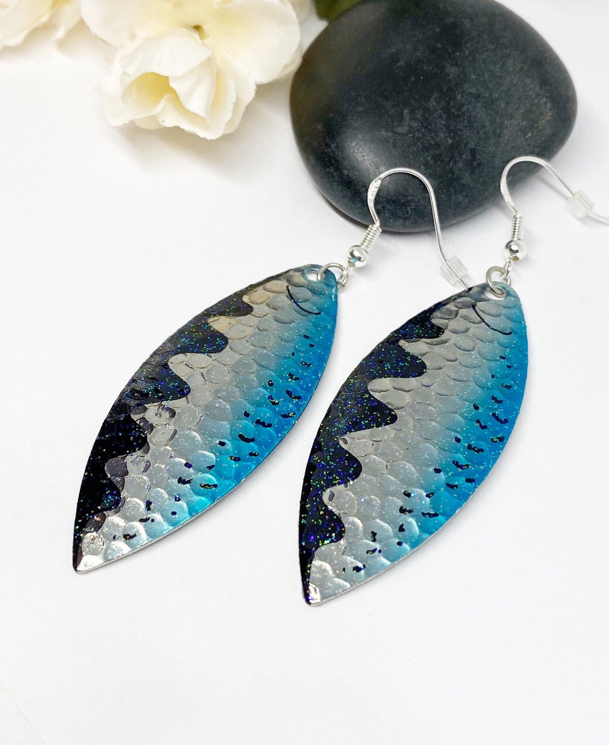 Lowtide Blue Lure Earrings — view 3
