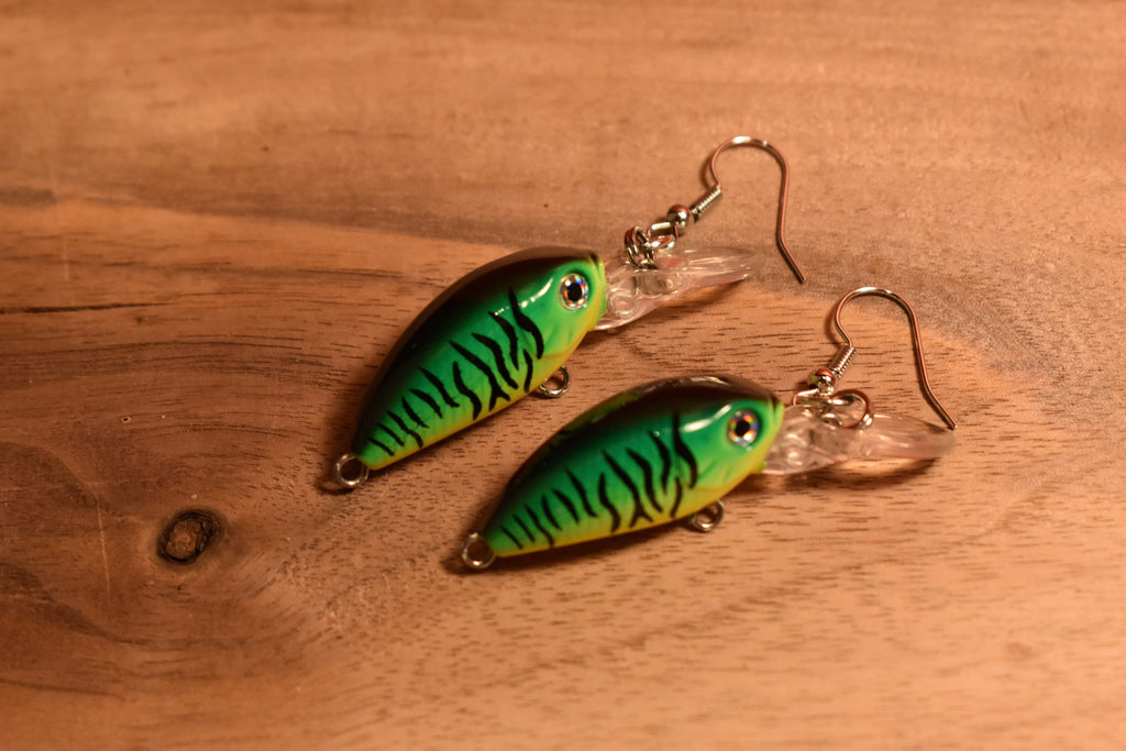Mainsail Green Lure Earrings — view 3