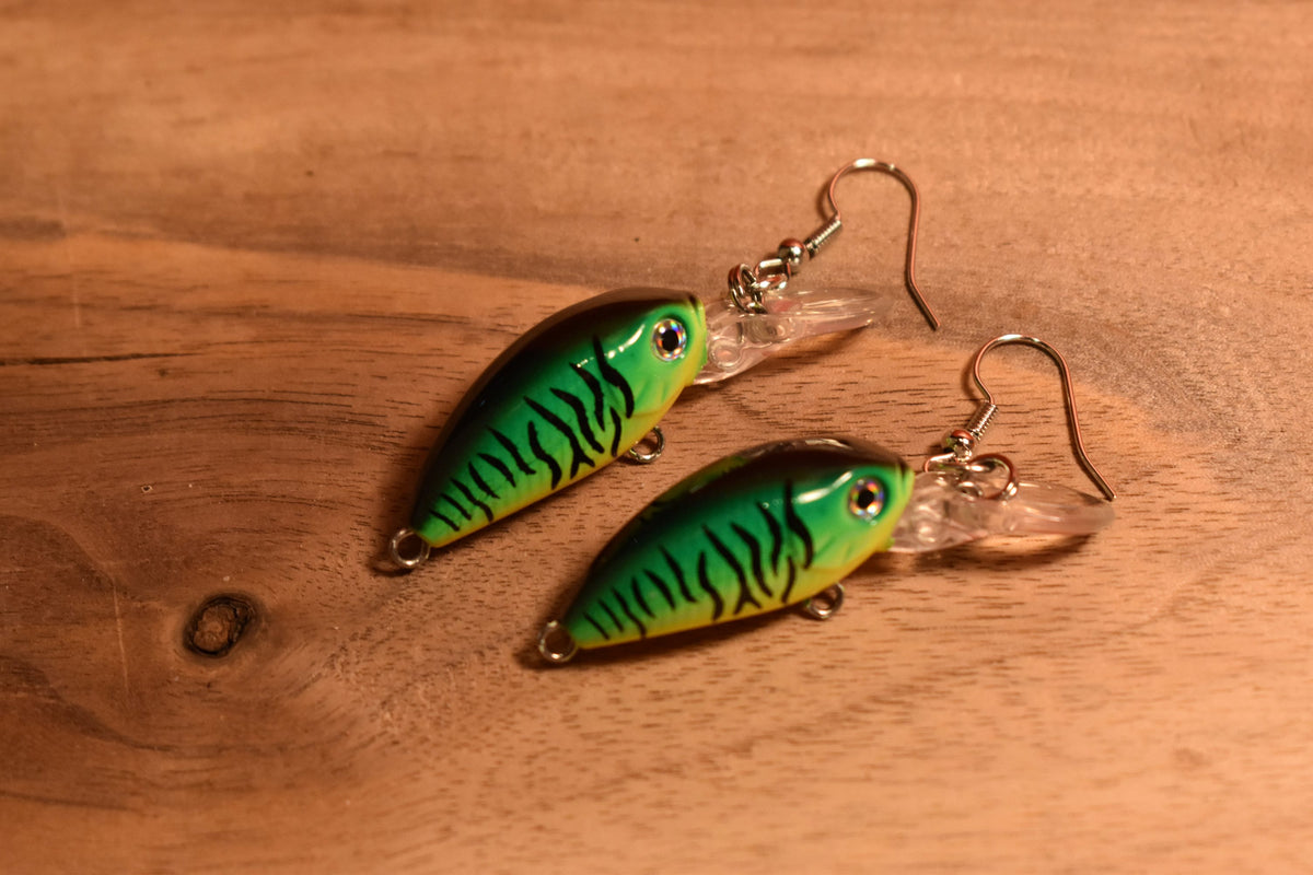Mainsail Green Lure Earrings — view 3