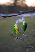 Mainsail Green Lure Earrings — Low Country Marine