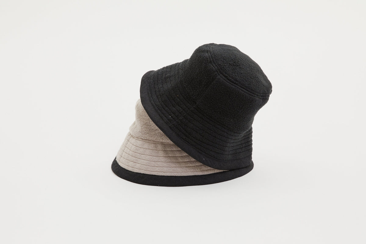 Helm White Fleece Bucket Hat — view 5