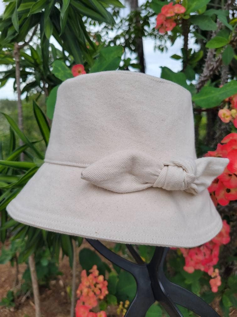 Mast Beige Cotton Bucket Hat — Low Country Marine