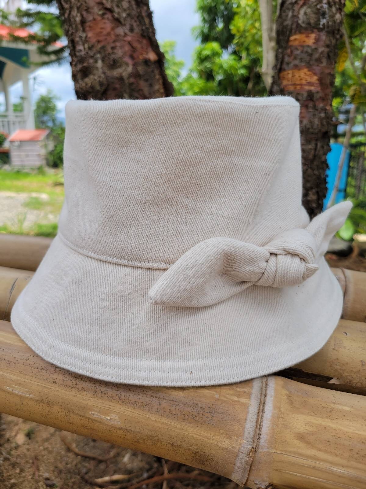 Mast Beige Cotton Bucket Hat — view 2