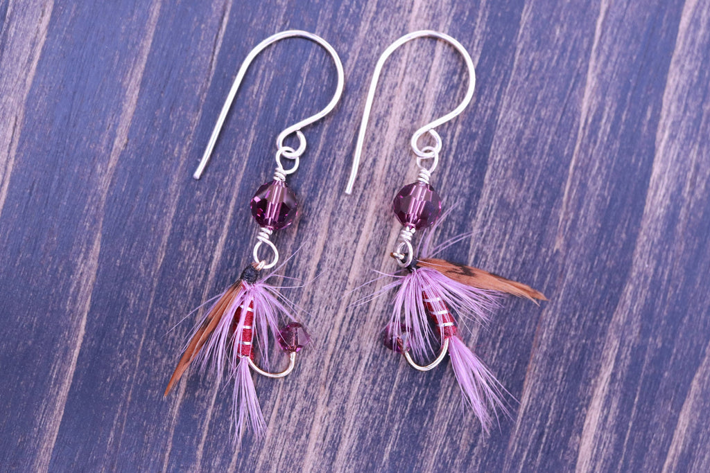 Slack Red Lure Earrings — view 5