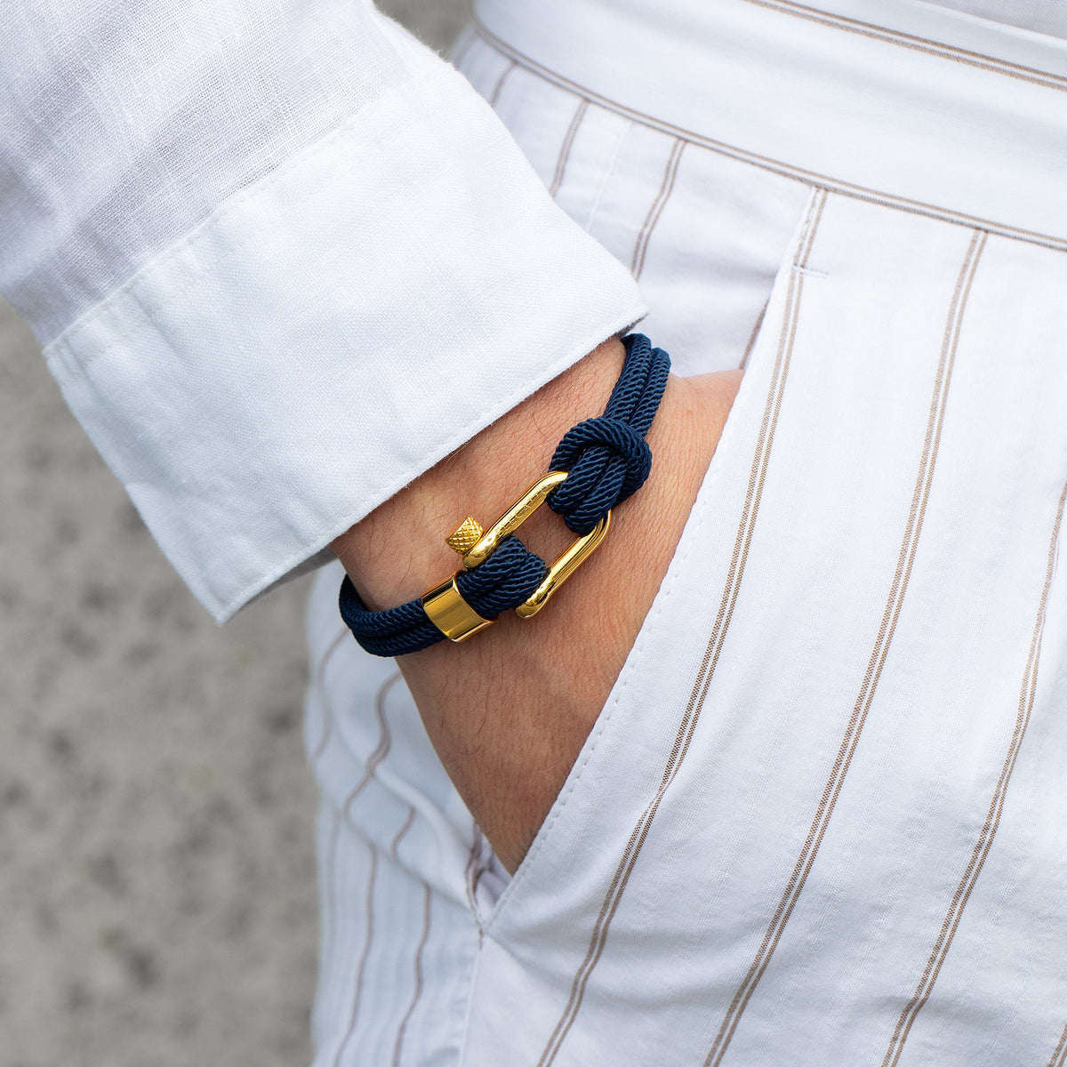 Combahee Gold Nylon Bracelet — view 3