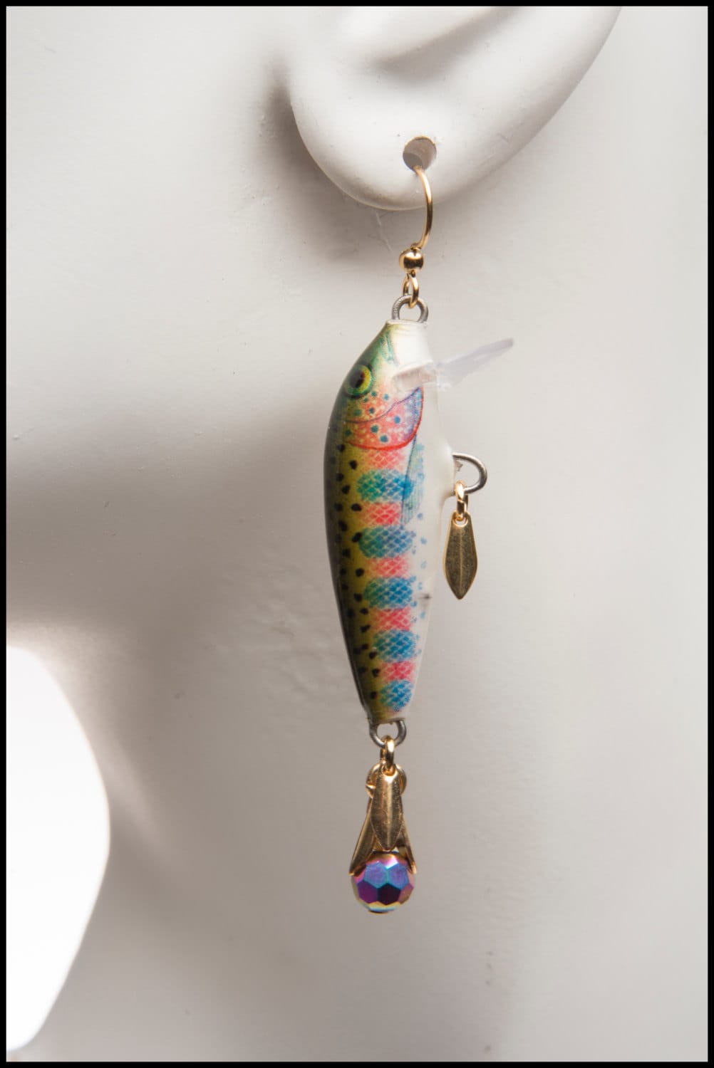 Bohicket Navy Lure Earrings — view 5
