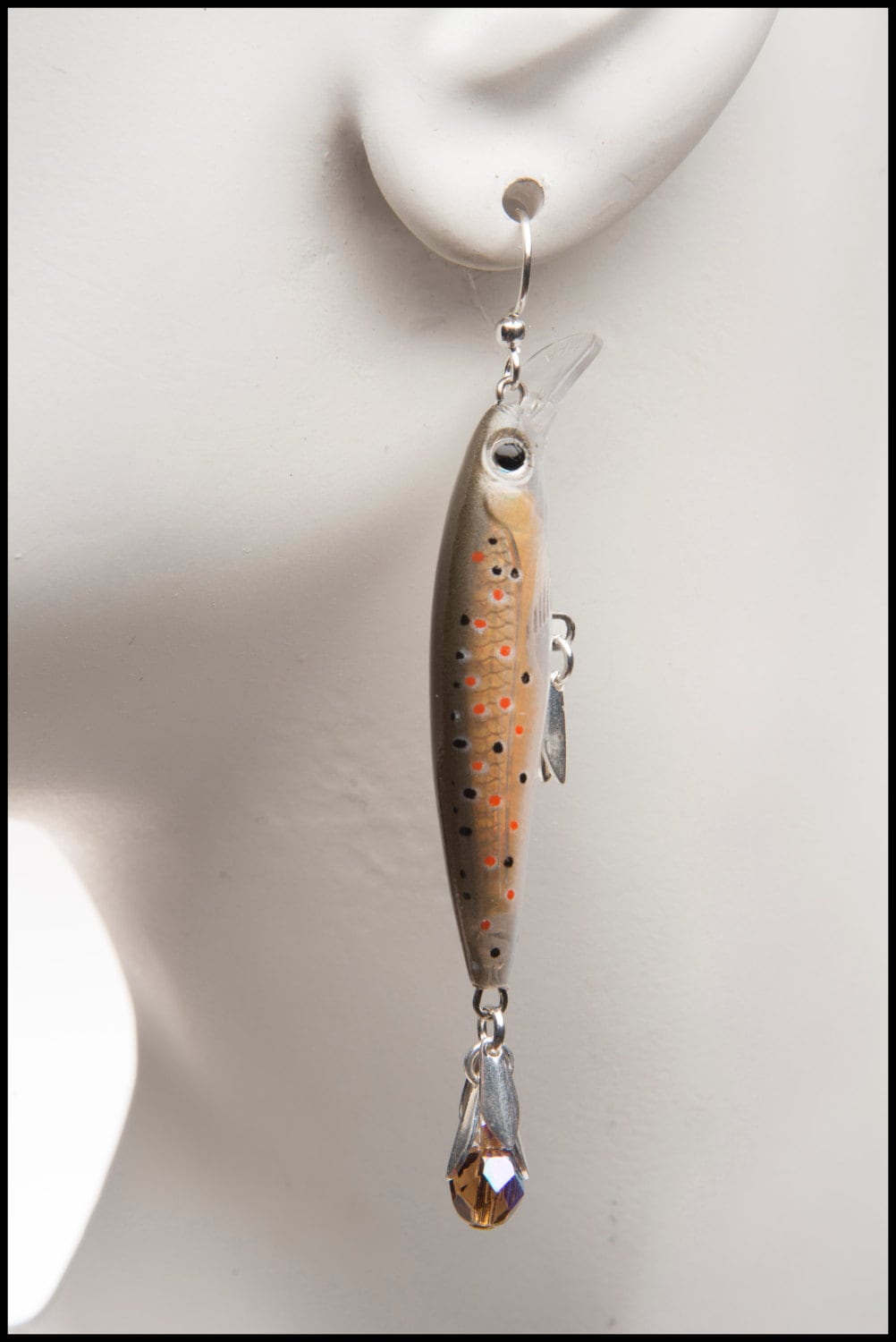 Bohicket Navy Lure Earrings — view 2
