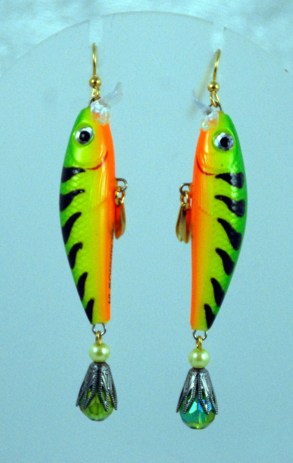 Bohicket Navy Lure Earrings — view 3