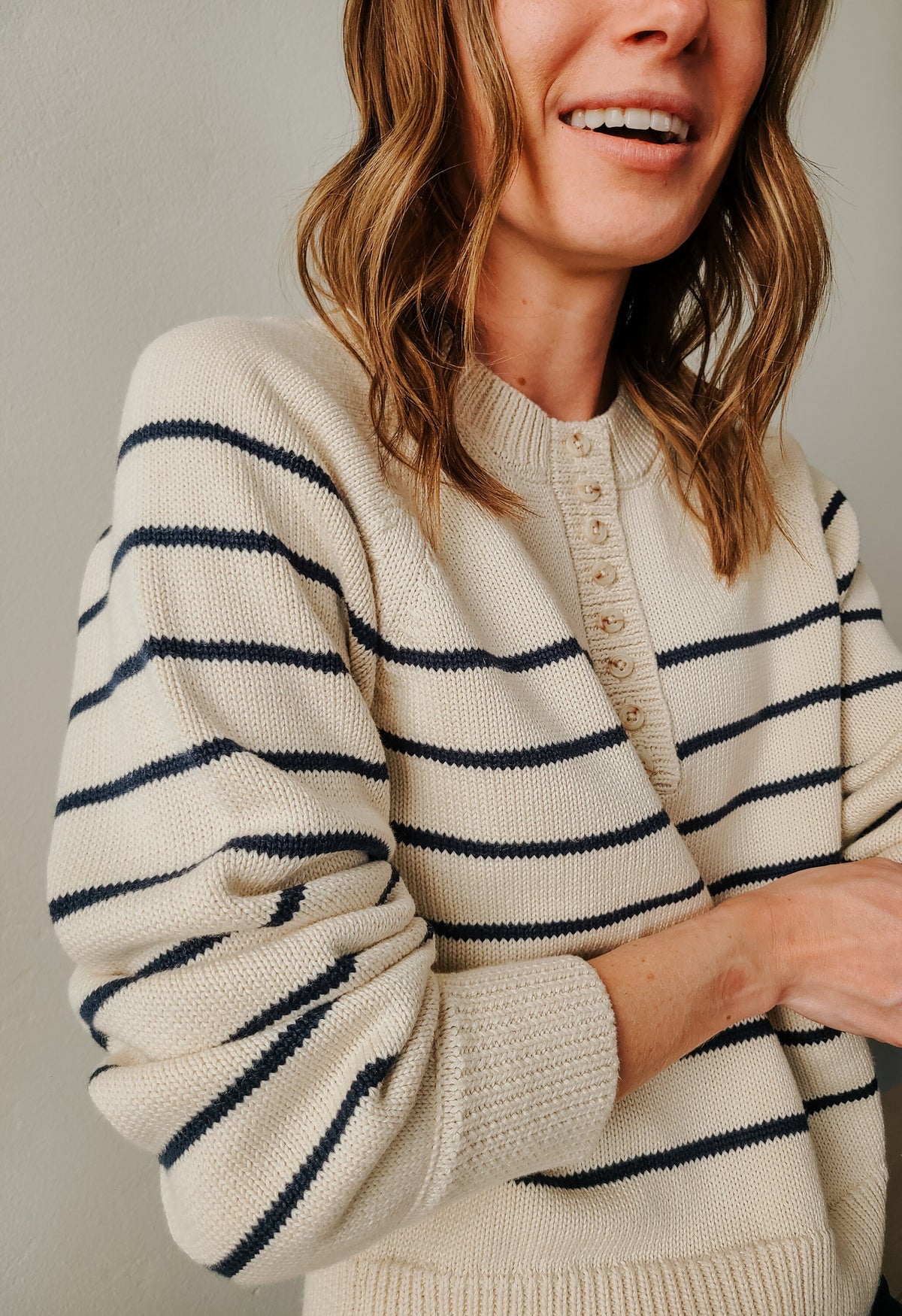 Colleton Striped Knit Sweater — view 3