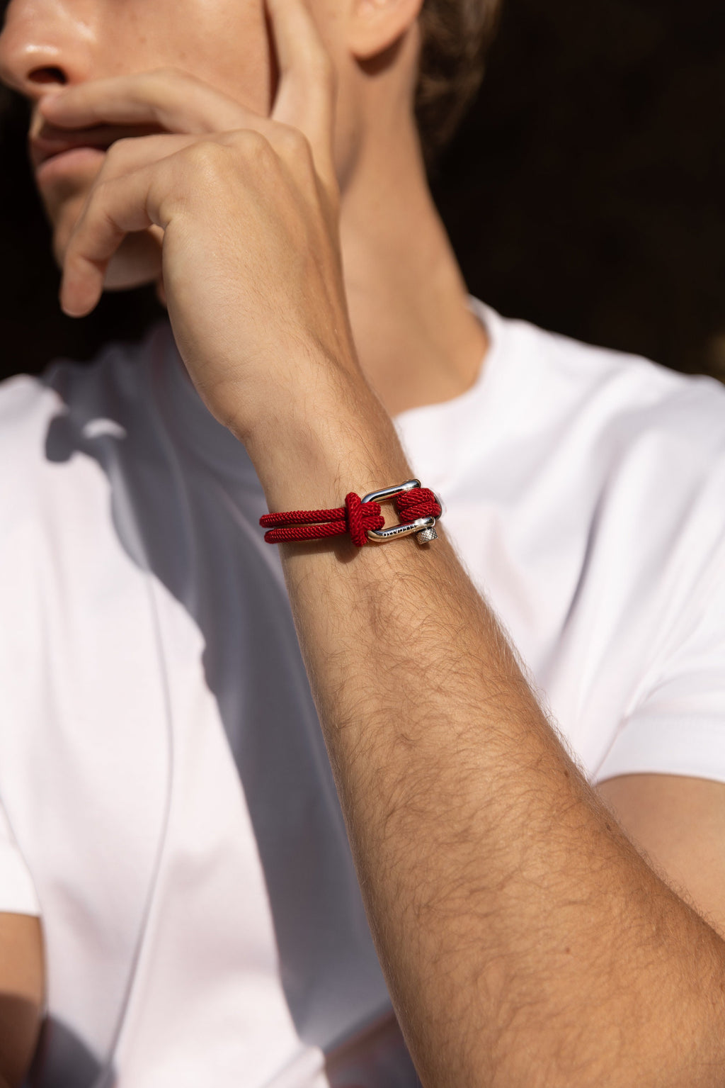 Yawl Red Cotton Bracelet — view 4
