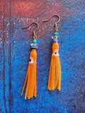 Beacon Orange Lure Earrings — Low Country Marine