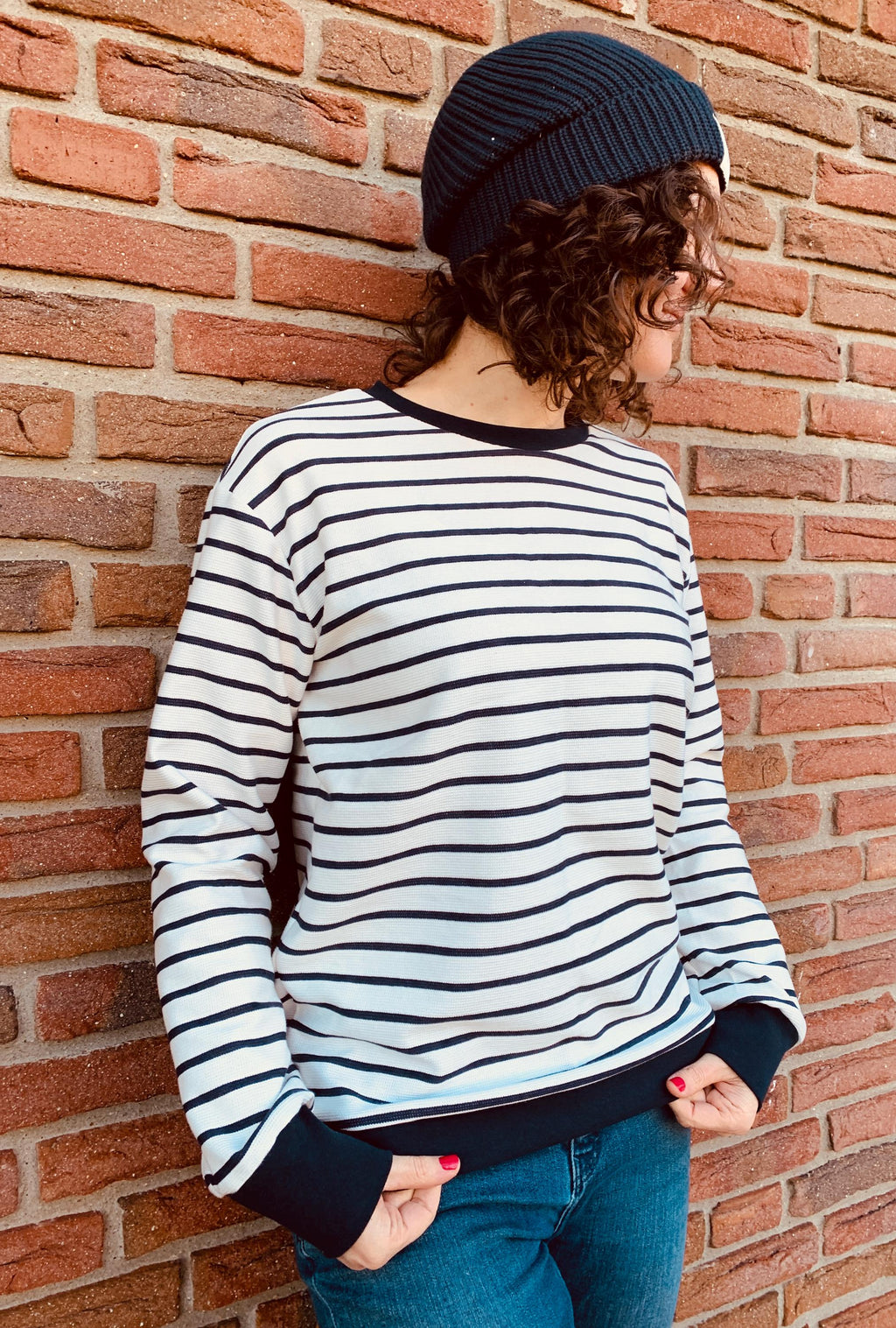 Landing White Sweater — Low Country Marine