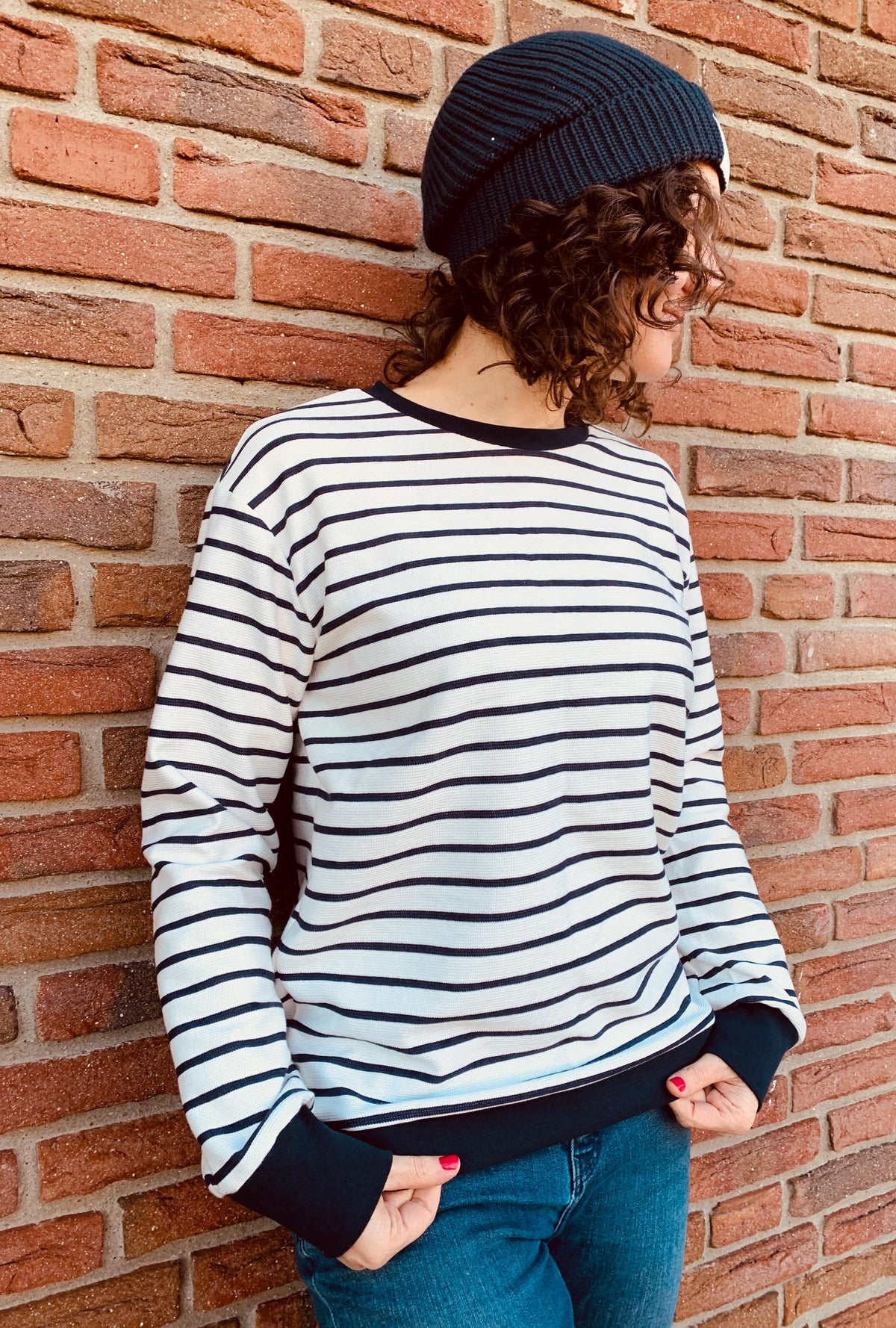 Landing White Sweater — Low Country Marine