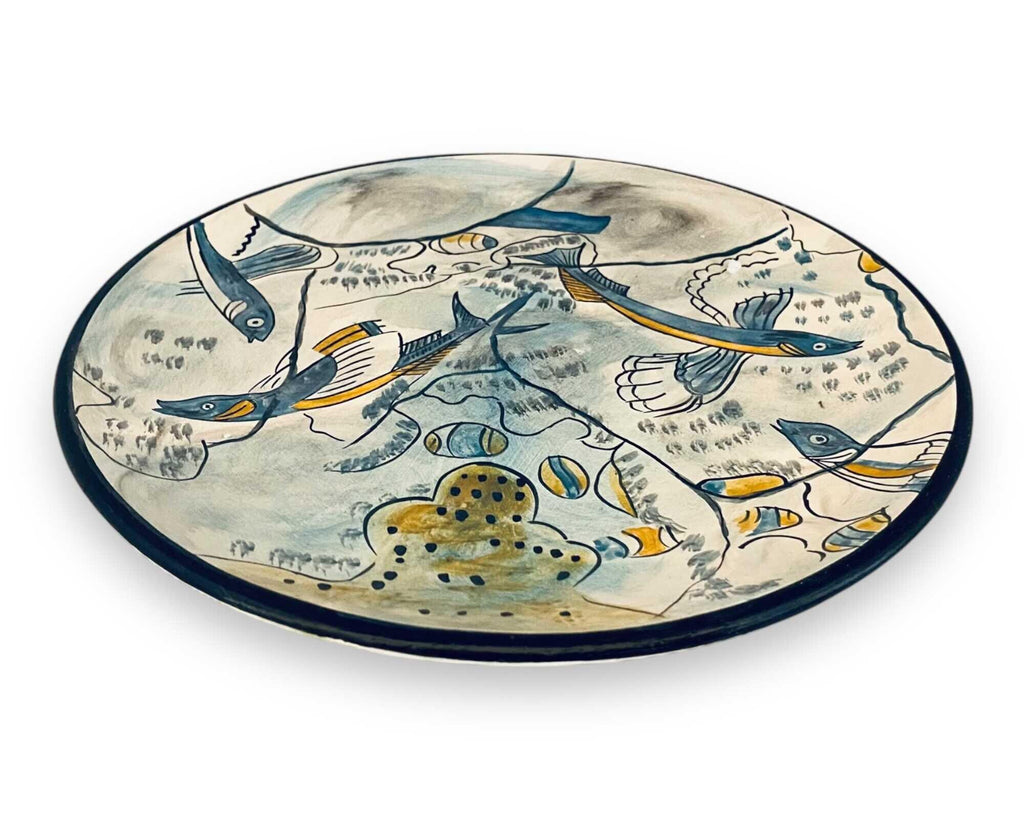 Pompano Beige Ceramic Plate — view 2