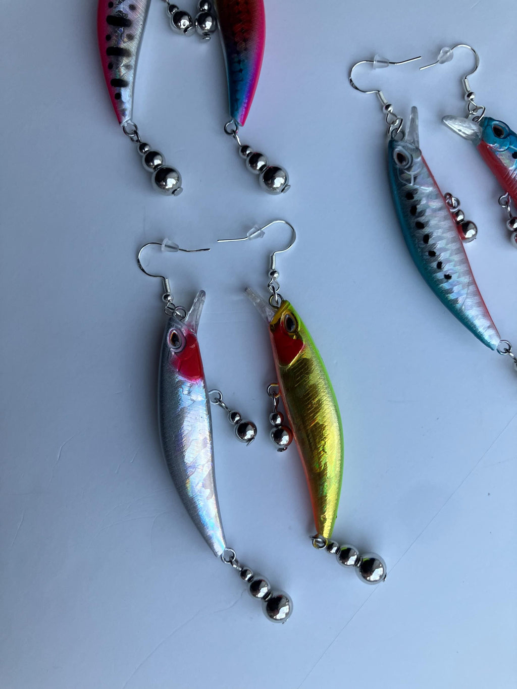 Seaside Light Blue Lure Earrings — view 5