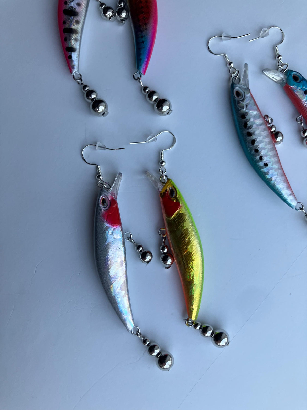 Seaside Light Blue Lure Earrings — view 5