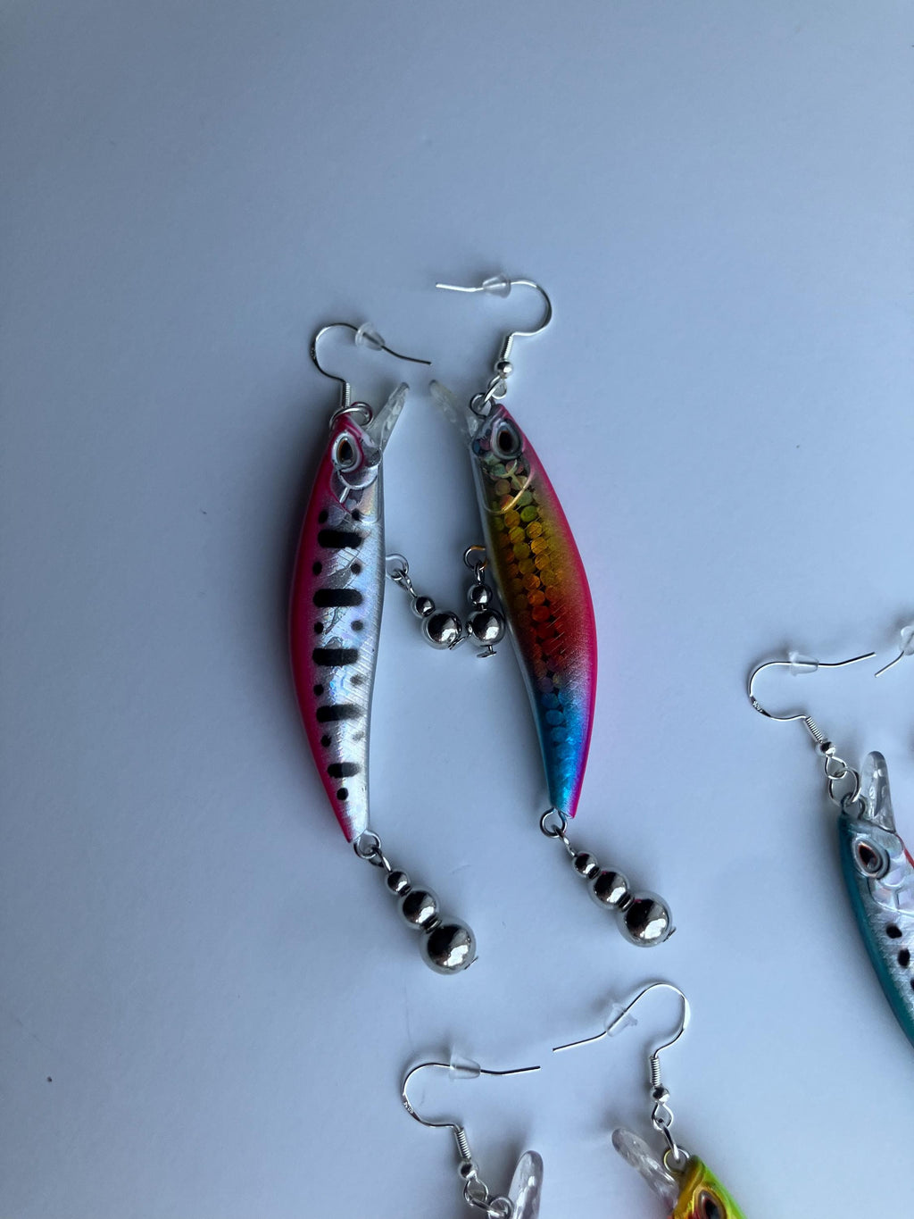 Seaside Light Blue Lure Earrings — view 4