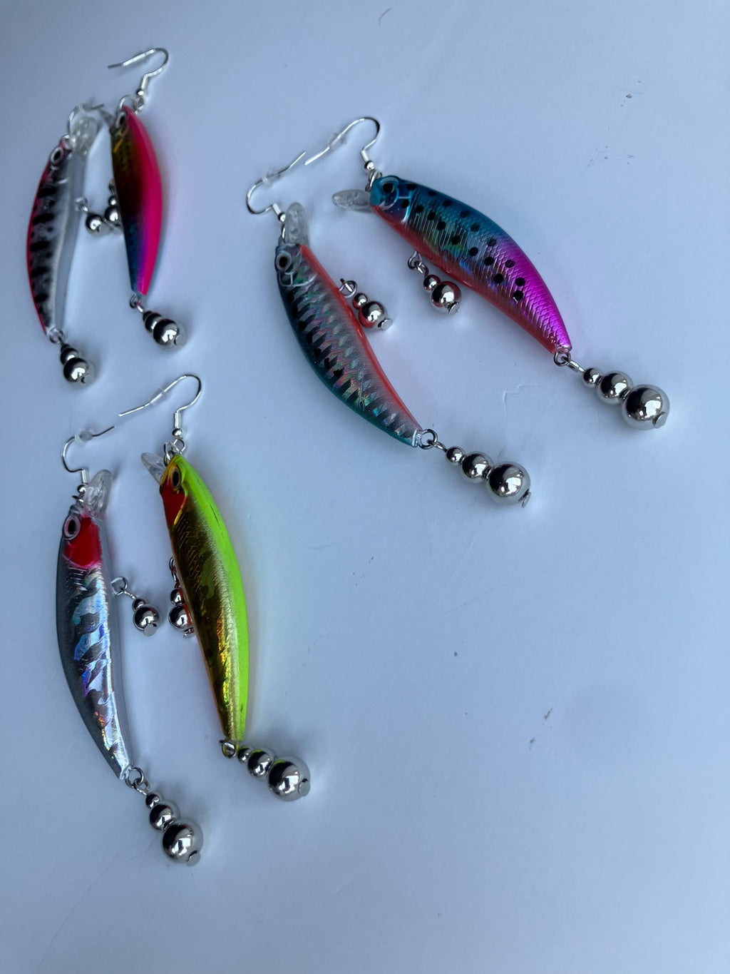 Seaside Light Blue Lure Earrings — view 3