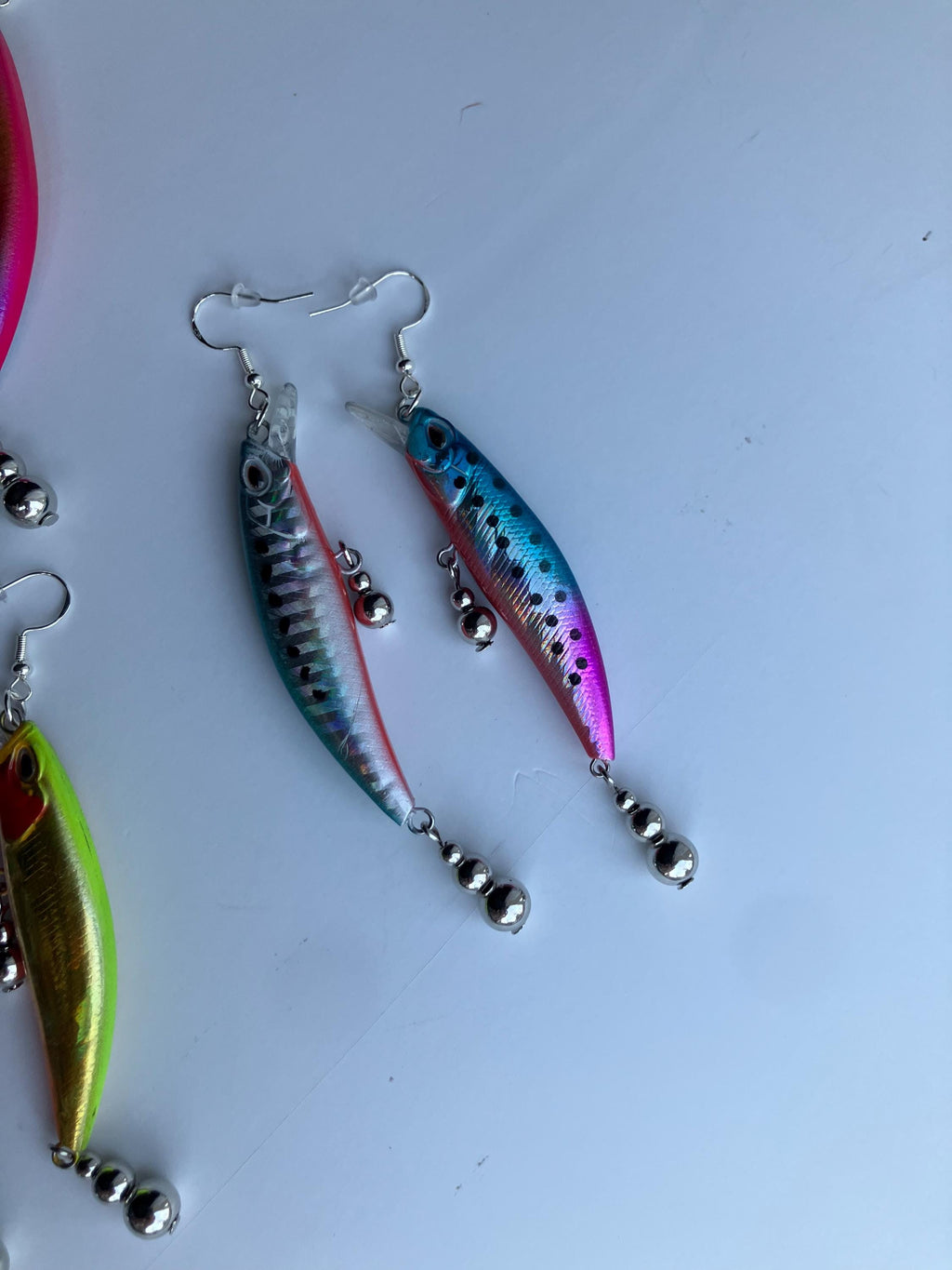 Seaside Light Blue Lure Earrings — view 6