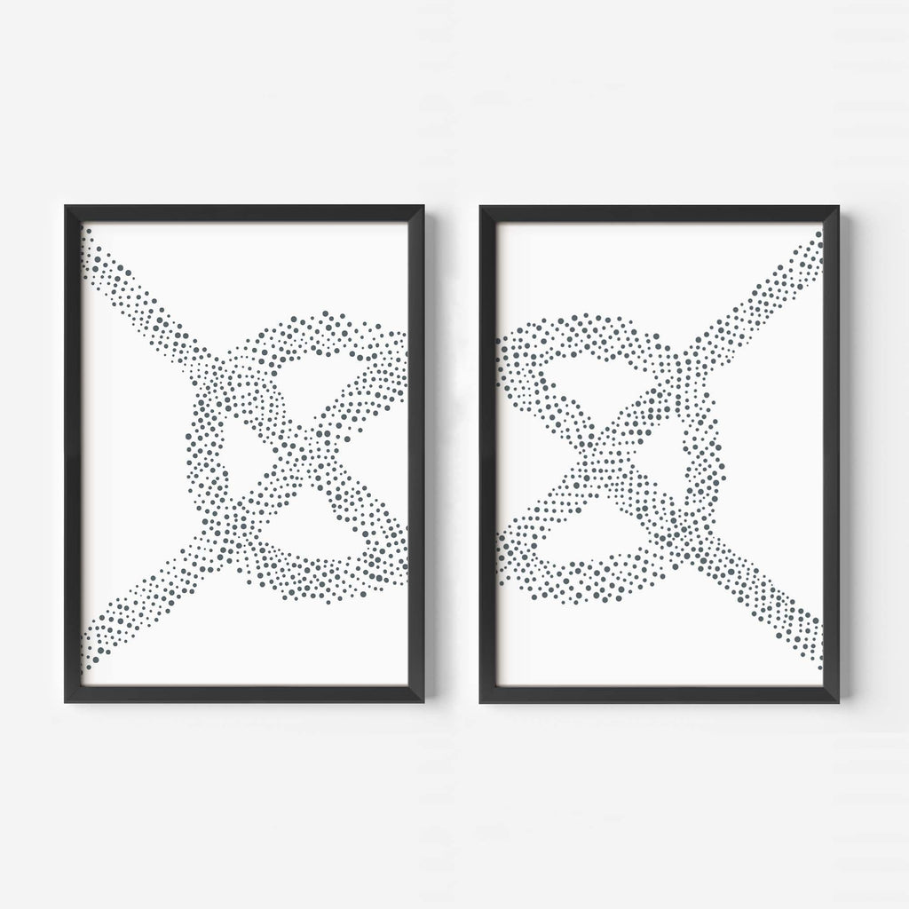 Bulkhead White Rope Knot Art Prints — view 3