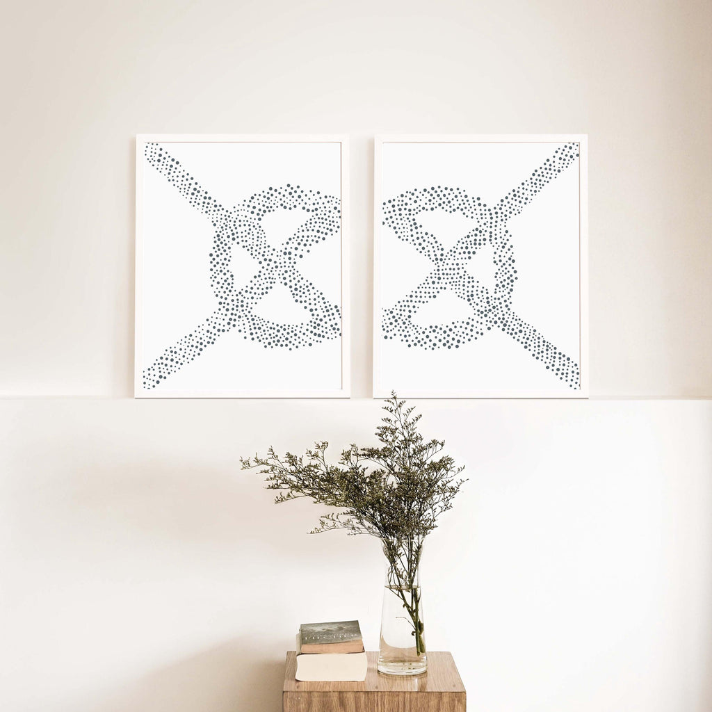 Bulkhead White Rope Knot Art Prints — view 5
