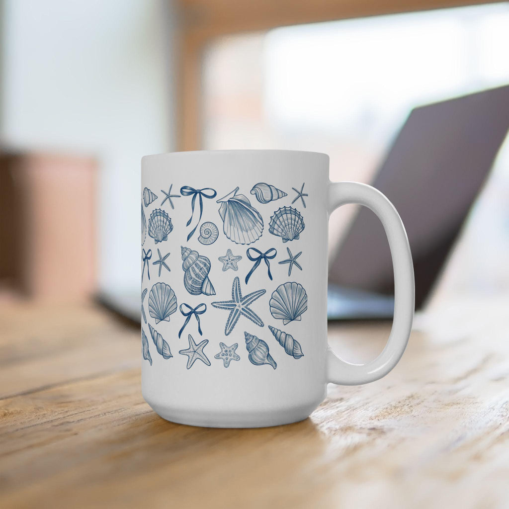 Seabrook White Ceramic Mug — view 6