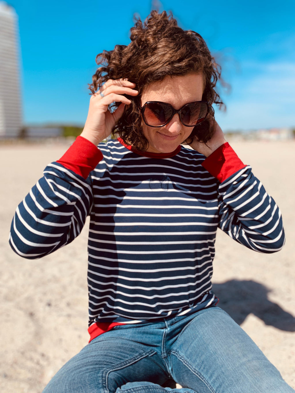 Jib Navy Sweater — view 3