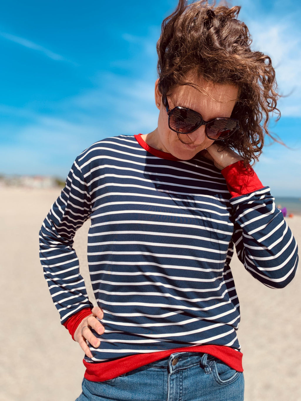 Jib Navy Sweater — Low Country Marine