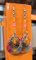Shrimper Orange Lure Earrings — Low Country Marine