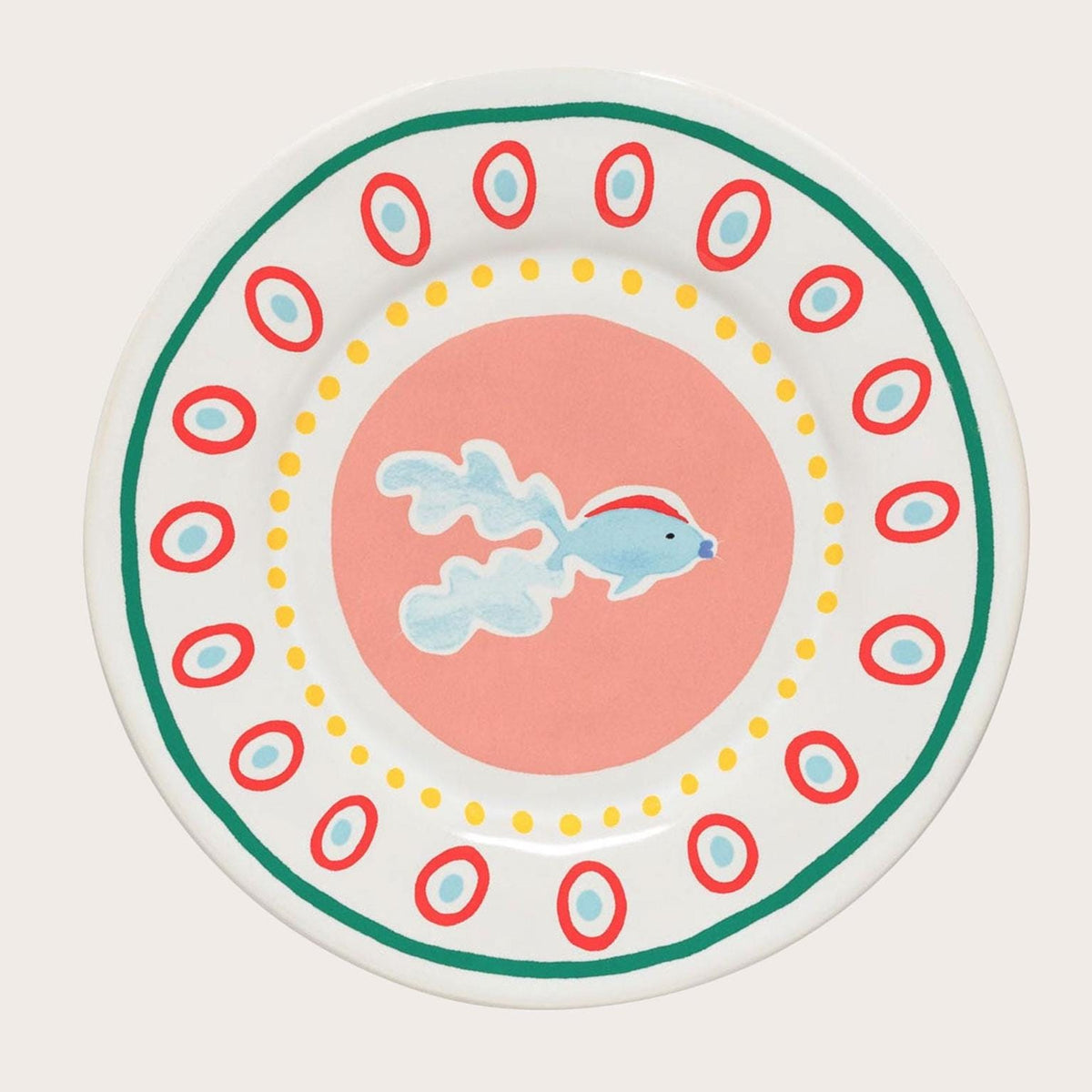 Tide White Fish Side Plate — view 2