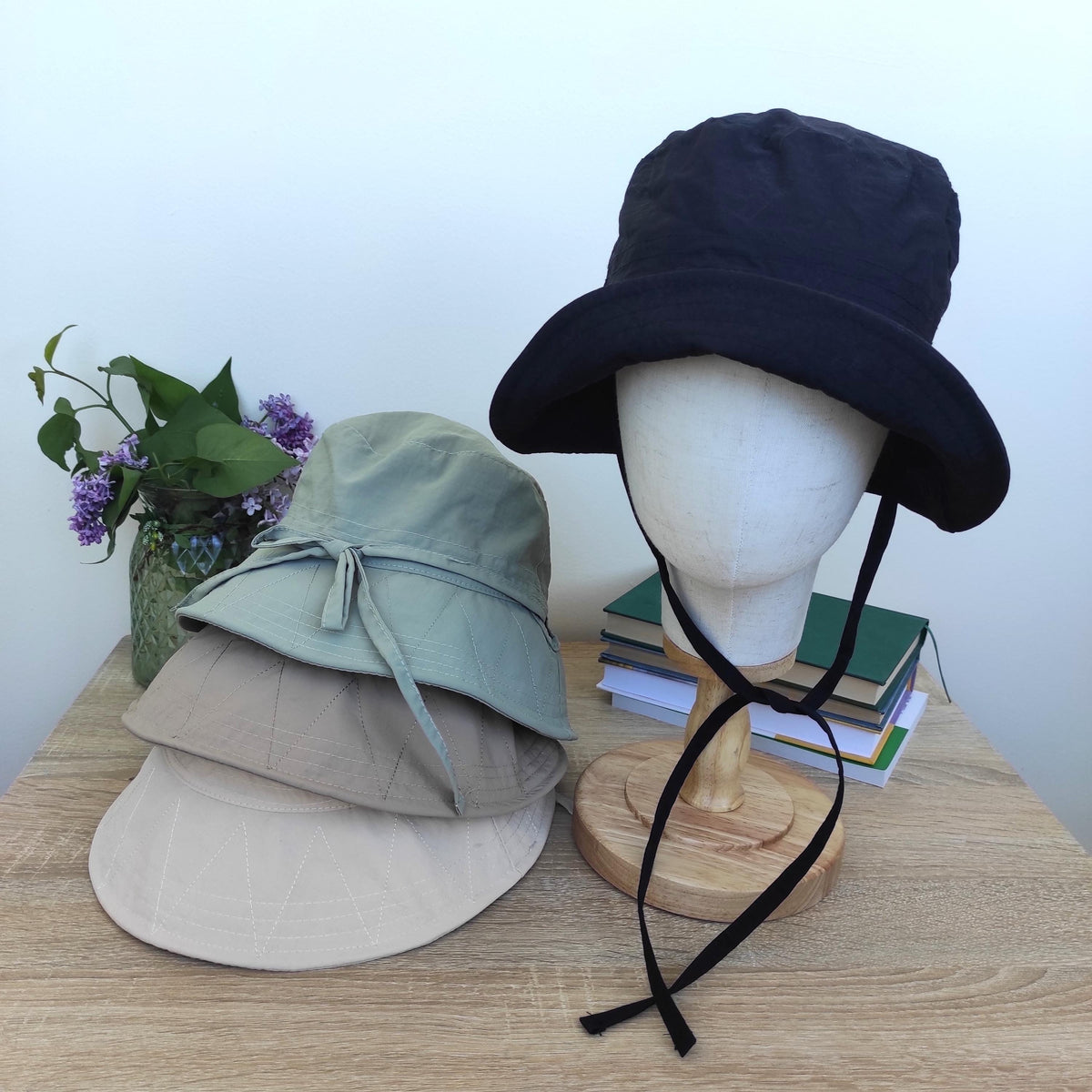 Swell Gray Cotton Bucket Hat — view 6