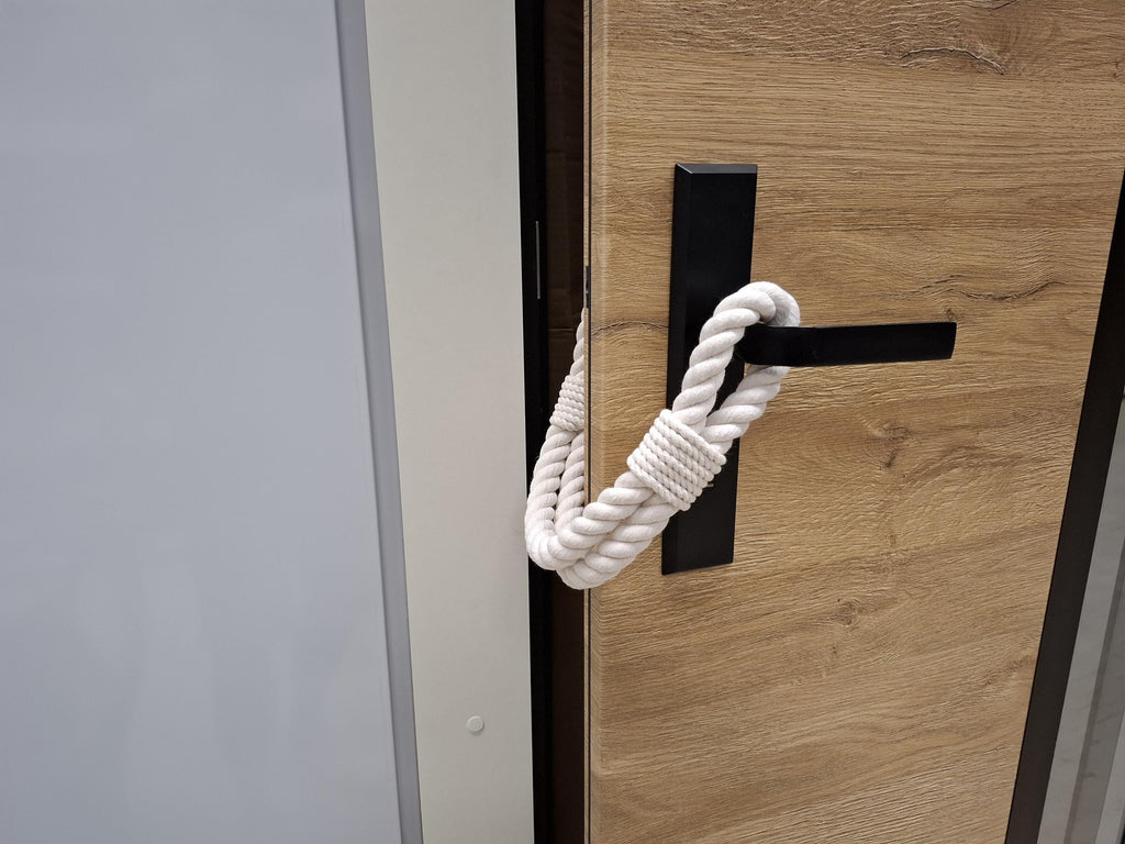 Breaker White Cotton Rope Door Stop — view 2
