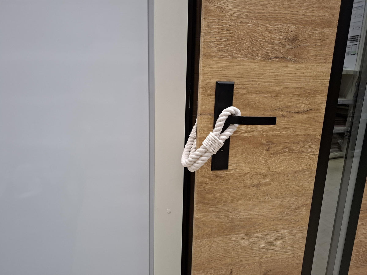 Breaker White Cotton Rope Door Stop — view 4