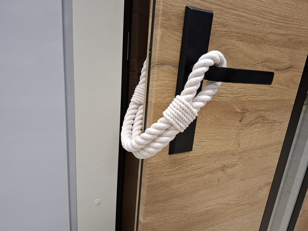 Breaker White Cotton Rope Door Stop — view 5