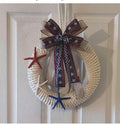 Bowline White Rope Wreath — Low Country Marine