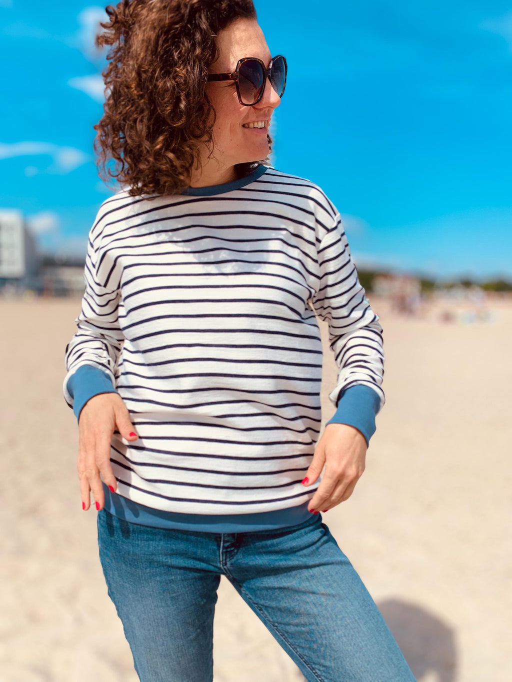 Redfish White Sweater — view 3