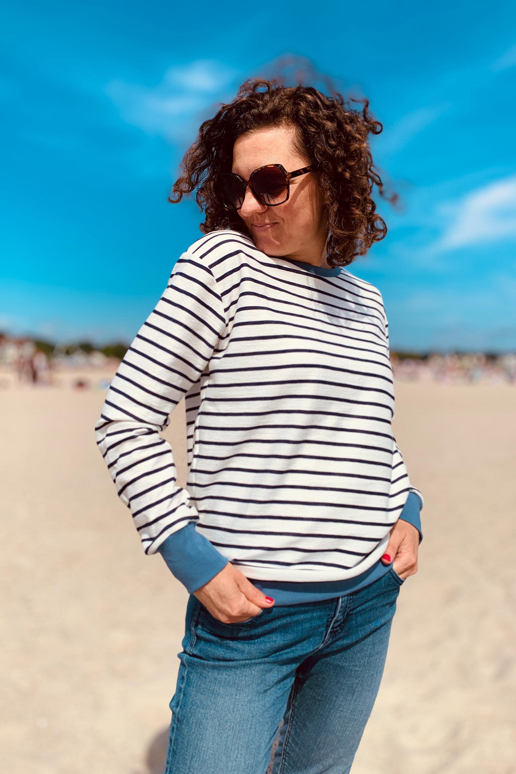 Redfish White Sweater — view 5