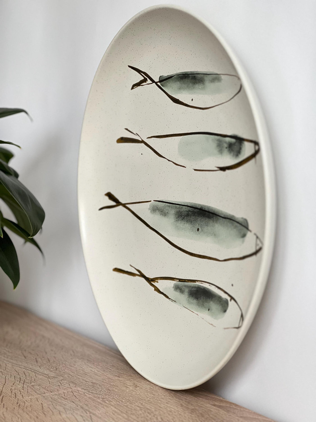 Skiff Ivory Ceramic Plate — view 2
