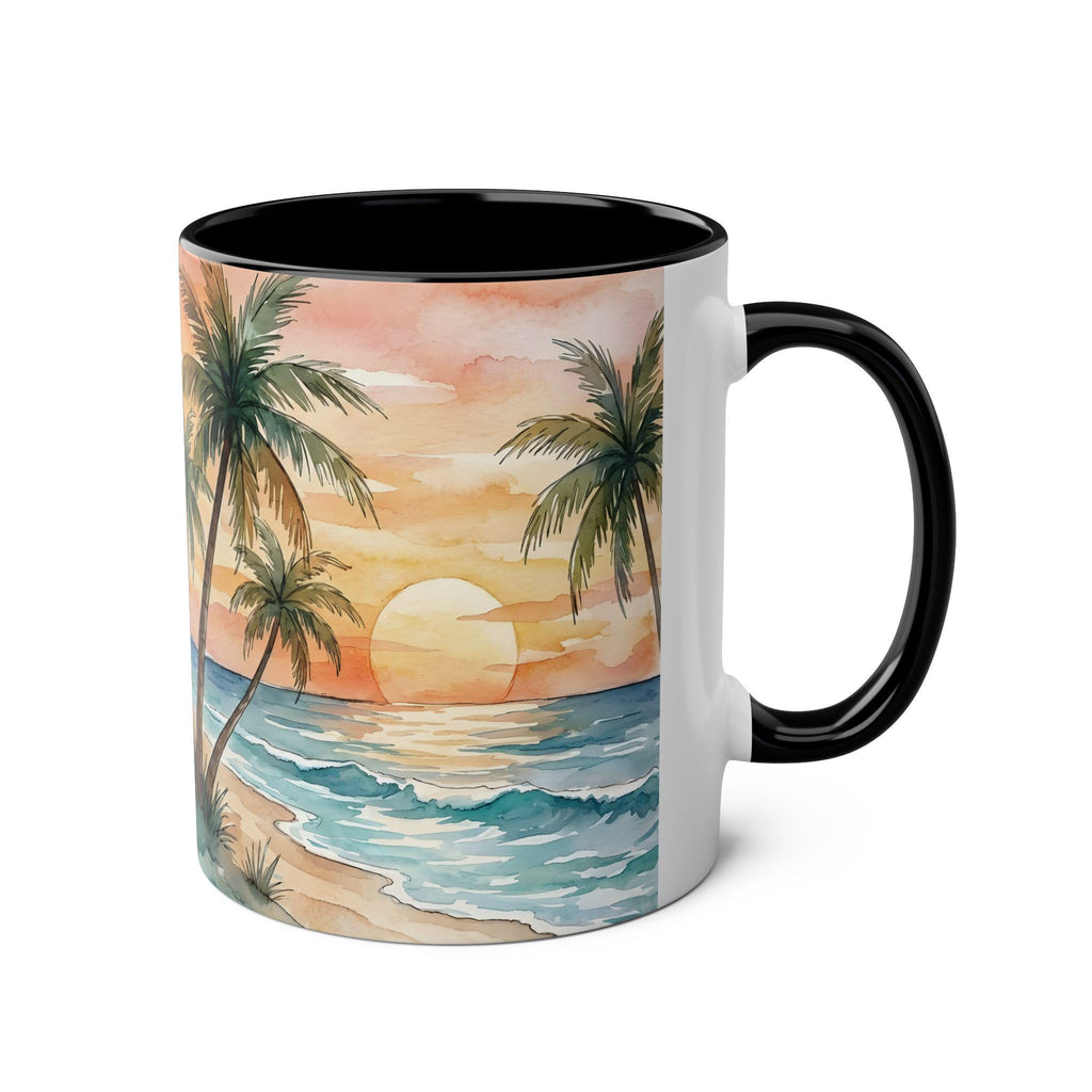 Piling Tropical Ceramic Mug — view 4