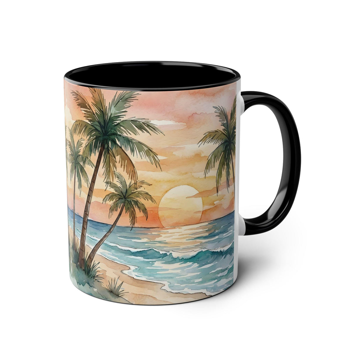 Piling Tropical Ceramic Mug — view 3