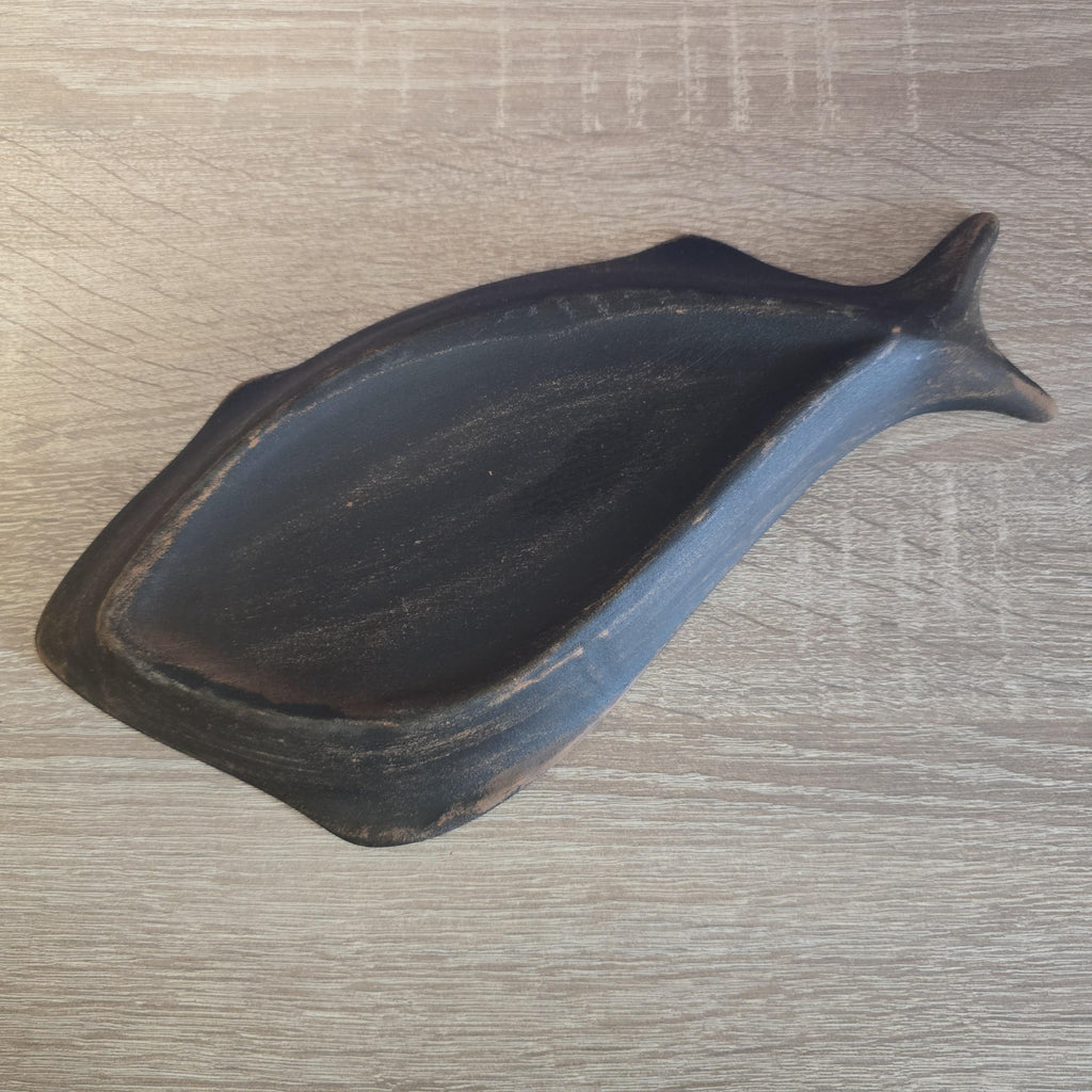 Riptide Black Serving Platter — view 5