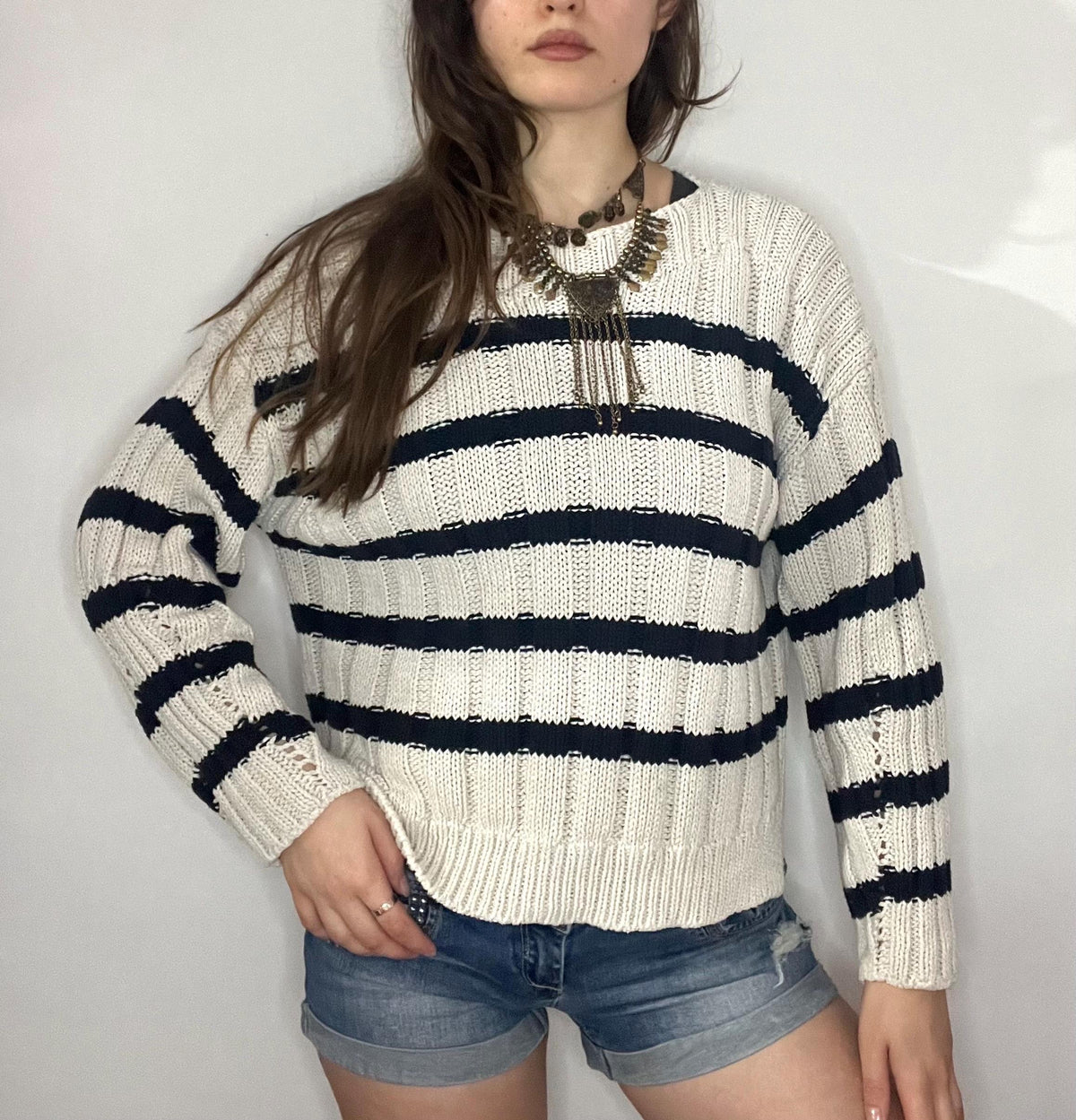 Dataw Striped Knit Sweater — Low Country Marine