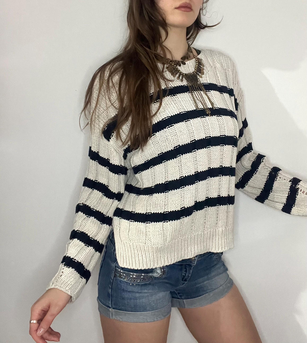 Dataw Striped Knit Sweater — view 3