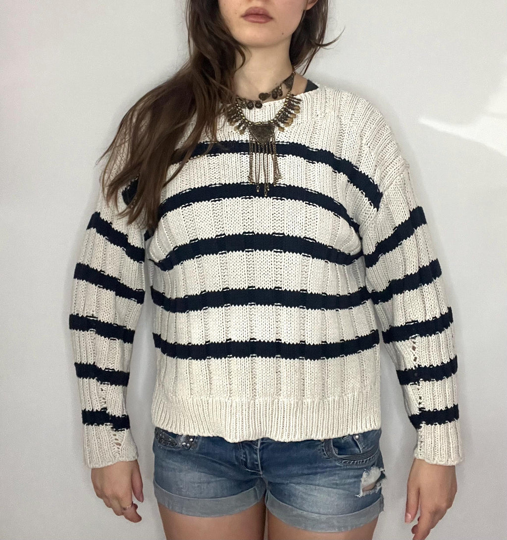Dataw Striped Knit Sweater — view 4
