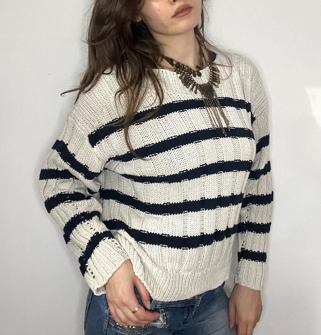Dataw Striped Knit Sweater — view 5