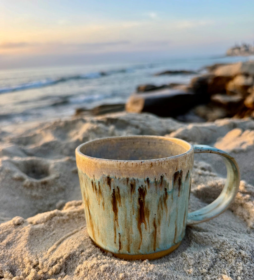Heron Blue Ceramic Mug — view 3