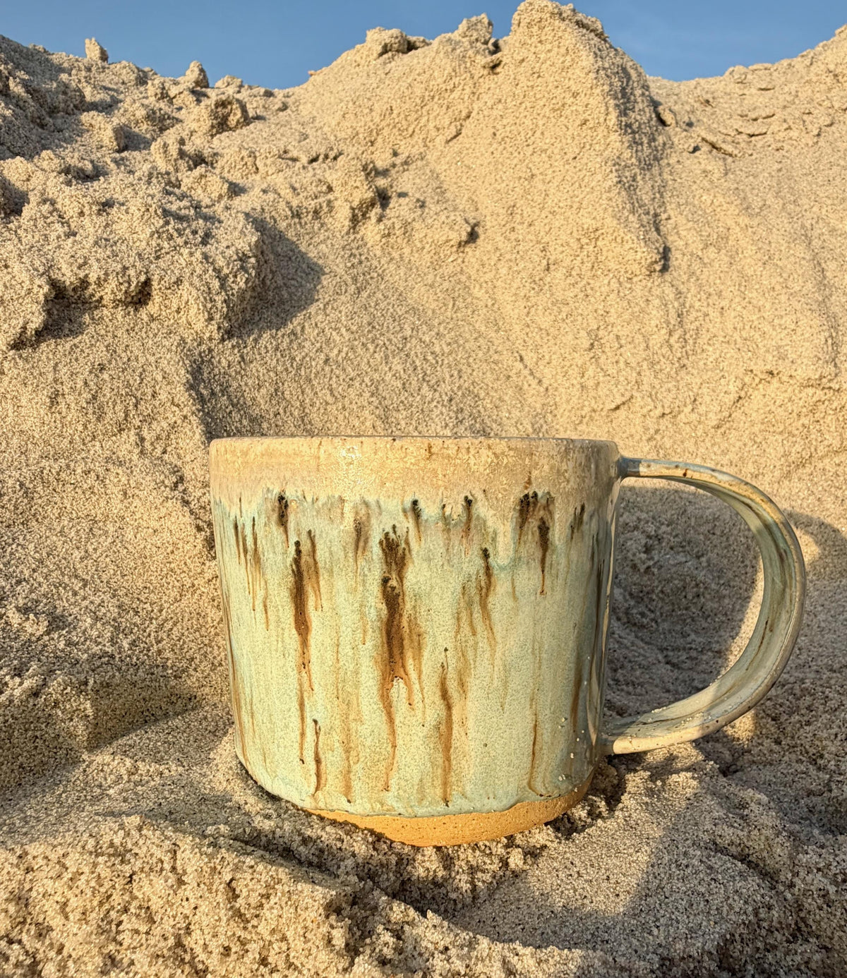 Heron Blue Ceramic Mug — view 5